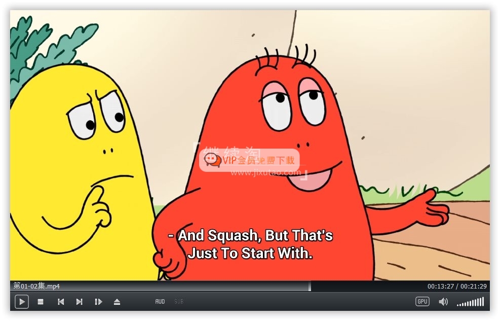 英文动画《Barbapapa: One Big Happy Family! 新巴巴爸爸》全50集，1080P高清视频带英文字幕，百度网盘下载！