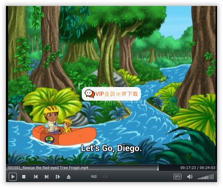 英文版《Go, Diego, Go! 出发吧!迪亚哥 全集》全四季共74集，标清视频带英文字幕，带配套音频MP3，百度网盘下载！