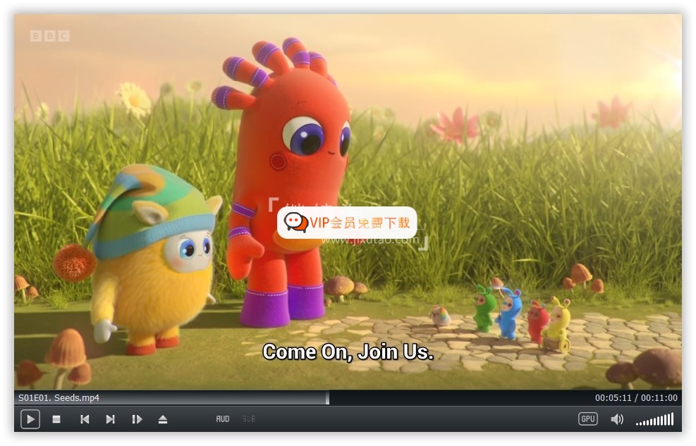 BBC英文启蒙动画《BeddyByes》全10集，1080P高清视频带英文字幕，百度网盘下载！