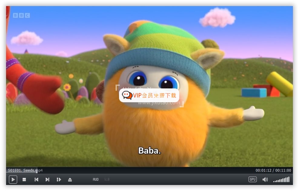 BBC英文启蒙动画《BeddyByes》全10集，1080P高清视频带英文字幕，百度网盘下载！