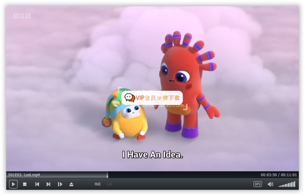 BBC英文启蒙动画《BeddyByes》全10集，1080P高清视频带英文字幕，百度网盘下载！