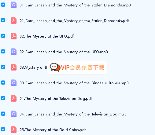 image-244.png Cam Jansen侦探系列10本初级章节书(PDF+MP3),6-10岁适用